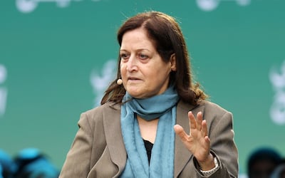 Samira Rajab, former Bahraini minister of state for media affairs, told the Dubai conference there was more to the GCC than oil and luxury labels. Chris Whiteoak / The National