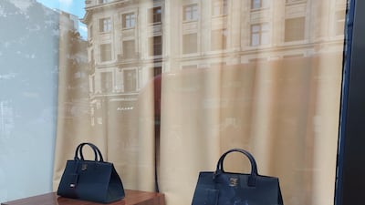 In its Regent Street flagship store, Burberry has placed only black products in its windows.