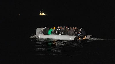 Drones have been used to document the crossing of 84,000 migrants from France to the UK, the Home Office has said. AFP