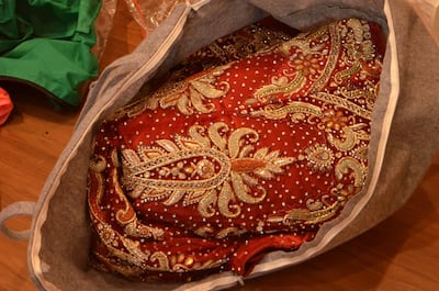 Brides-to-be can access clothing and accessories sent over from women in India as well as the UAE, Switzerland and the UK. Courtesy Mohammed Aadil Faizal