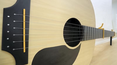 The space features a giant guitar, conversation domes and more.