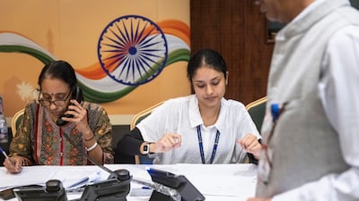 India's consulate is committed to supporting anxious residents and tourists. Antonie Robertson / The National