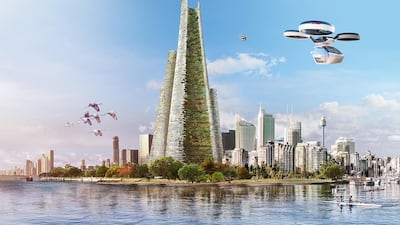 The Link could transform urban living with up to 100,000 people living inside a vertical city. All photos courtesy Luca Curci