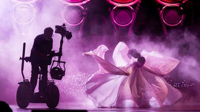 A rehearsal for the opening ceremony of Expo 2020. Walaa Ahmed / Expo 2020 Dubai