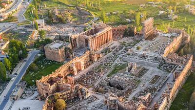 The famous Roman ruins at Baalbek Photo: Rami Rizk