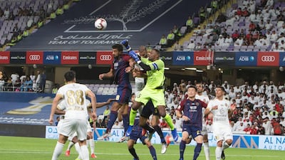 Action from the AGC Cup final in Al Ain.