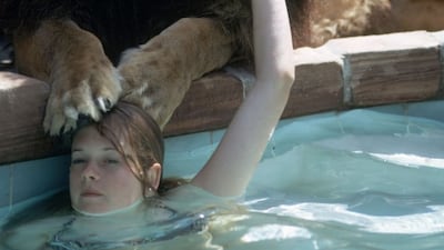 Melanie Griffith: 'I grew up with lions,' the 'Working Girl' actress revealed on Instagram. 'This was my best friend Neal.' Instagram