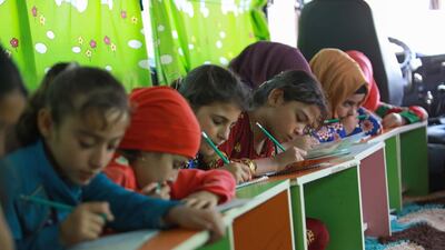 Since the project was launched in May, around 1,000 children have benefited from the bus programme.