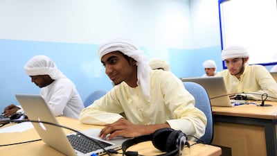 Less than 1 per cent of online content is in Arabic. Satish Kumar / The National