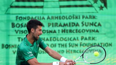 Serbia's Novak Djokovic in action. AP Photo