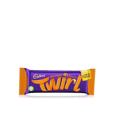 Orange-flavoured Twirl is currently on sale in the UAE for Dh10. Courtesy Spinneys