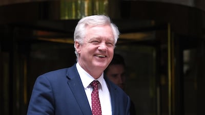 Brexit Secretary David Davis says he is relaxed about the transition deal. REUTERS/Hannah McKay