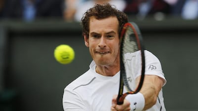 Andy Murray of Britain will meet Roger Federer of Switzerland in the Wimbledon semi-finals on Friday at the All England Club. REUTERS/Suzanne Plunkett