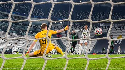 12) Ronaldo bags another in the Champions League qualifiers, against Ferencvaros on November 24. AFP