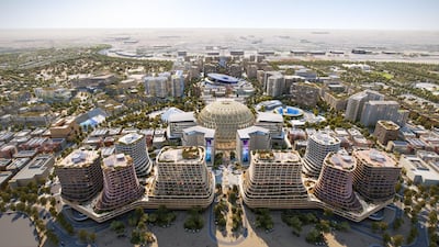 Aldar-Expo City joint venture in Dubai. The Abu Dhabi developer aims to achieve net zero by 2050. Photo: Aldar