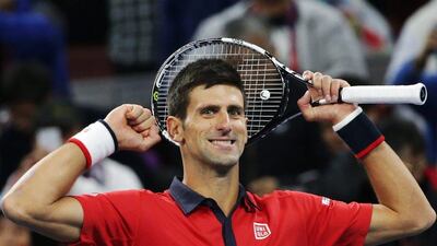 Novak Djokovic won his eighth title of the year in Beijing on Sunday and will be the firm favourite for the Shanghai Masters. How Hwee Young / EPA