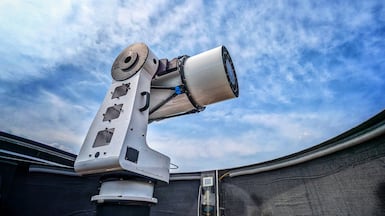 A Slingshot Aerospace telescope, similar to one Britain will use to scan the skies for falling space debris. Photo: Slingshot Aerospace