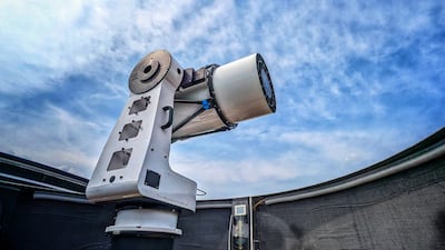 A Slingshot Aerospace telescope, similar to one Britain will use to scan the skies for falling space debris. Photo: Slingshot Aerospace