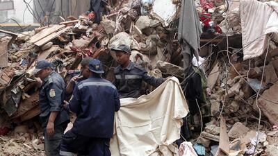 Building collapses are common in Egypt, where shoddy construction is widespread in shantytowns, poor city neighbourhoods and rural areas. With a housing shortage and lax government oversight, developers seeking bigger profits frequently build without permits. Khaled Elfiqi / EPA
