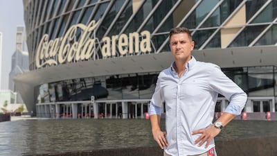 Mark Jan Kar is the general manager of Coca-Cola Arena in Dubai and brings some of the biggest superstars to the emirate. All photos: Antonie Robertson / The National