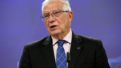 EU foreign policy chief Josep Borrell seemed keen to offer Lebanon a grace period to demonstrate its willingness for reforms. AFP