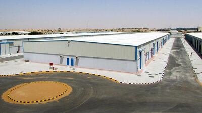 About 100 warehouses at the Technology Park in the free zone have been added to the existing 330 warehouses at a cost of Dh47 million. Courtesy Ras Al Khaimah Free Trade Zone