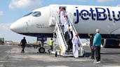 The Saudi Arabia men's team arrives for the 2026 World Cup at Austin-Bergstrom International Airport on June 01, 2026 in Austin, Texas. AFP