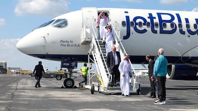 The Saudi Arabia men's team arrives for the 2026 World Cup at Austin-Bergstrom International Airport on June 01, 2026 in Austin, Texas. AFP