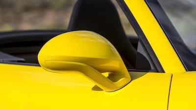 911 Carrera S Cabriolet Racing Yellow. Photographed in Tenerife.Courtesy Porsche