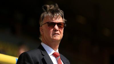 Manchester United manager Louis van Gaal shown before his team's last Premier League match against Norwich on Saturday. Stephen Pond / Getty Images / May 7, 2016