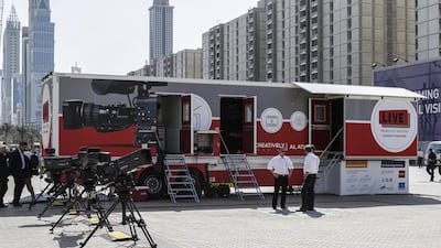 The Live state of the art location van for television facilities in the field. Antonie Robertson / The National