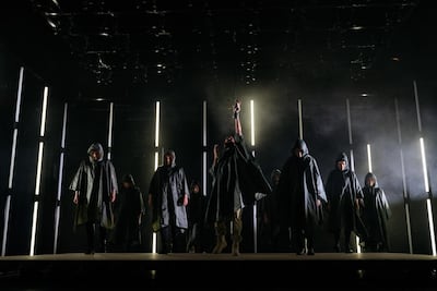 The sparse stage design. Photo by Helen Murray