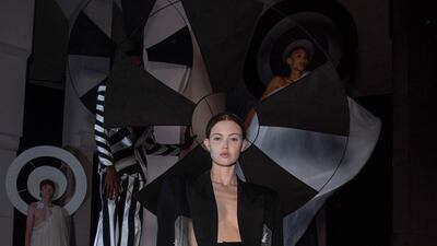 Harris Reed recycled wedding dresses into one-off gowns