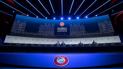 Uefa are set to hold an emergency meeting on Tuesday to decide on the fate of tournaments such as the Champions League, Europa League and Euro 2020. AP