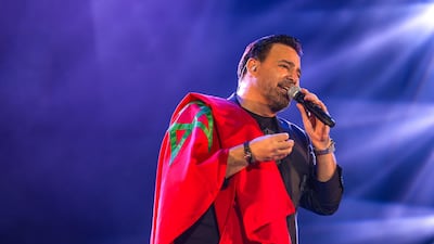 Assi El Hallani performs at Mawazine Festival in Rabat, Morocco on June 22, 2019. Courtesy Mawazine Festival.
