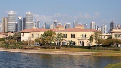 The landlord says the tenants are liable for damage to a sliding door at the property. Pawan Singh / The National