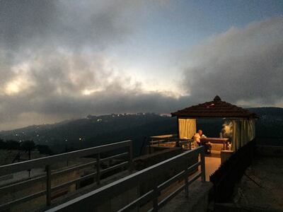 The Latakia region with mountains in the background at dusk. Kat Balleh / The National