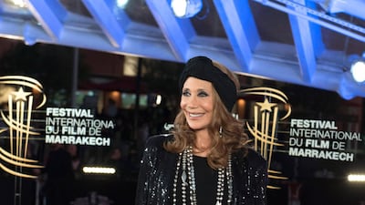 US actress Marisa Berenson attends the premiere of 'Noura's Dream' during the 18th Marrakech International Film Festival on November 30, 2019. EPA