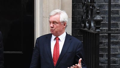 Brexit Secretary David Davis leaves Number 10 after goverment ministers attended the first Cabinet meeting of the year at 10 Downing Street. Mr Davis and chancellor of the exchequer Philip Hammond, in a joint article for a German newspaper said that they want close cooperation between EU and UK regulators after the country leaves the bloc. Leon Neal / Getty Images.