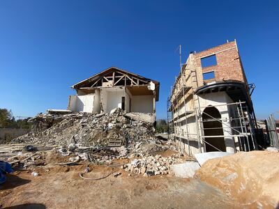 While rebuilding is taking place, large parts of south-eastern Turkey such as the city centre of Antakya, lie mostly in ruins. Lizzie Porter / The National