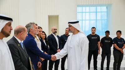 They rowed from the far western border of Abu Dhabi to Yas Island over 10 days