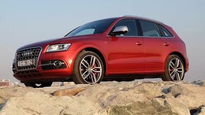 The 2017 Audi SQ5 is the first time the model has been powered by a petrol engine, as opposed to a diesel. Delores Johnson / The National