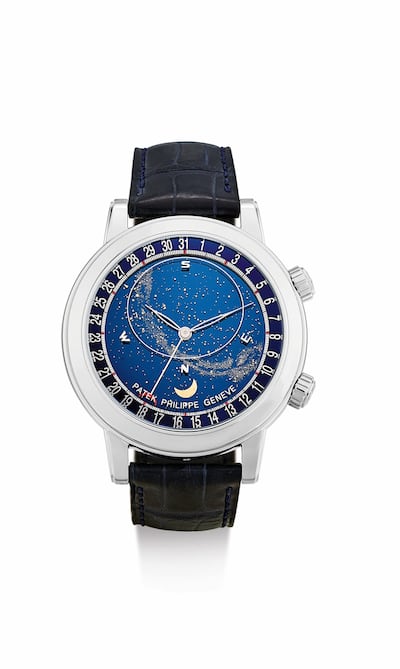 A Patek Philippe from 2014 sold for Dh735,132 at Sotheby's Dubai