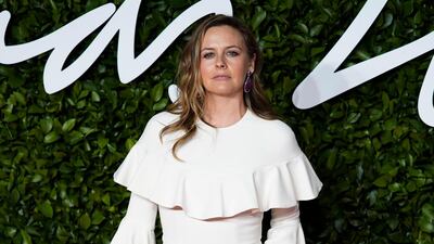 Alicia Silverstone arrives at the 2019 British Fashion Awards in London on December 2, 2019. EPA