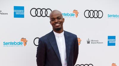 British spoken word artist George the Poet (George Mpanga) arrives for the concert. EPA