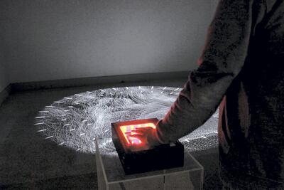 A live audio-visual performance by Boris Chimp 504. Courtesy of Boris Chimp 504