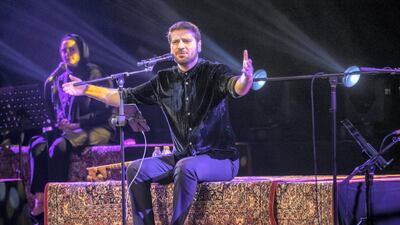 Sami Yusuf performs at Emirates Palace in Abu Dhabi. All photos by Antonie Robertson / The National
