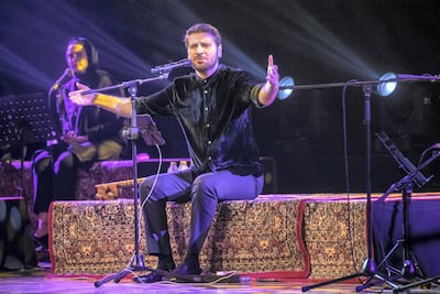 Sami Yusuf performing at Emirates Palace last year. Antonie Robertson / The National