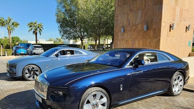 The test fleet, assembled at Abu Dhabi's Fairmont Bab Al Bahr Hotel