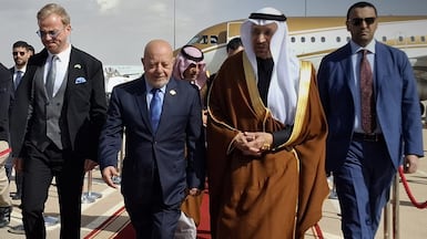 The Saudi economic delegation headed by Investment Minister Khalid Al Falih arrives in Damascus. Sana